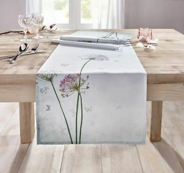 HOME Living Tischläufer SPAR-SET 2x Allium Tischläufer weiß günstig online kaufen