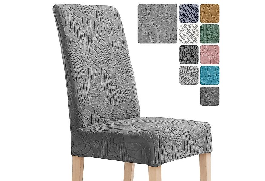 Simloveve Stuhlhusse Stretch Stuhlbezug mit Gummiband Abnehmbar, waschbar, günstig online kaufen