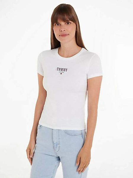 Tommy Jeans Curve T-Shirt TJW SLIM ESSNTL LOGO 1 TEE EXT Große Größen günstig online kaufen