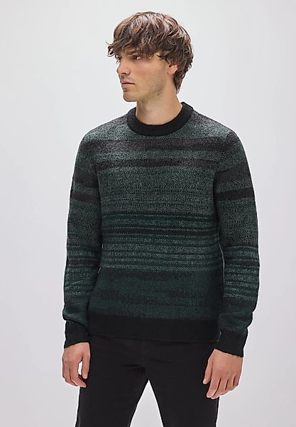 STREET ONE MEN Rundhalspullover, Jacquard günstig online kaufen