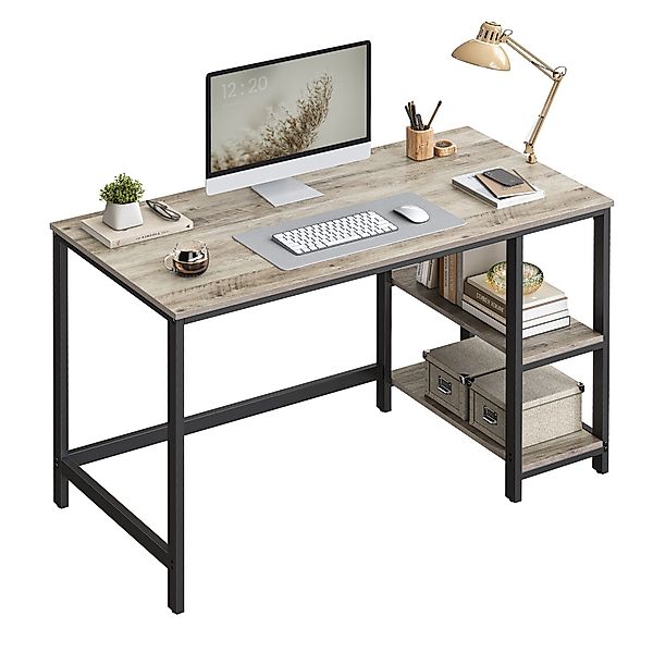 VASAGLE Schreibtisch Computertisch, 120/140cm Bürotisch mit günstig online kaufen