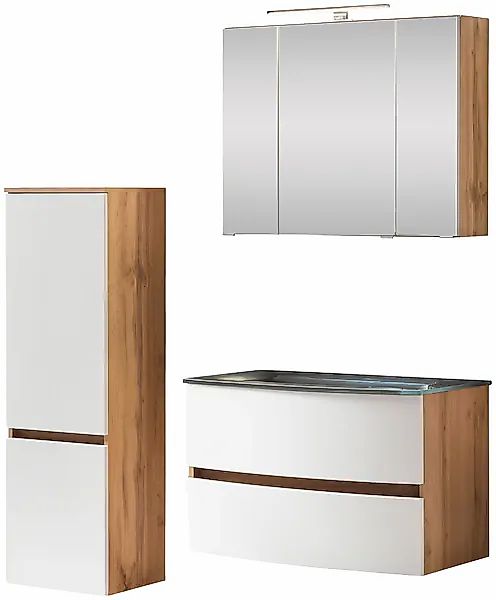 welltime Badezimmer-Set »Kaunas« Set, 3 Stk. tlg. günstig online kaufen