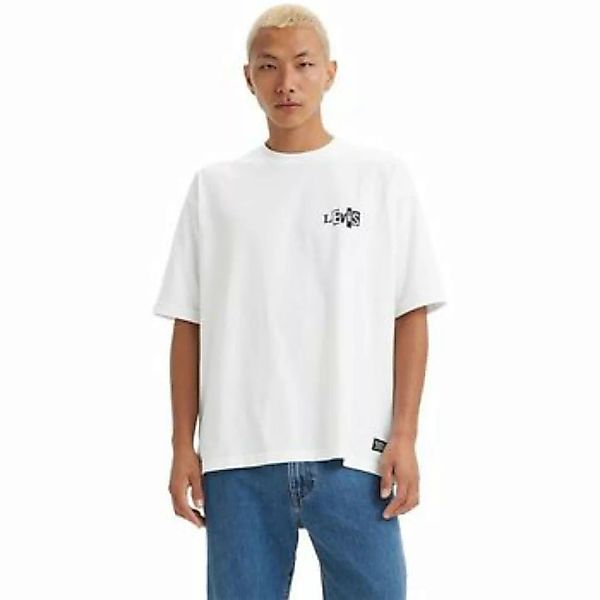 Levis  T-Shirts & Poloshirts A1005 0001 - BOX SKATE TEE-WHITE CORE günstig online kaufen