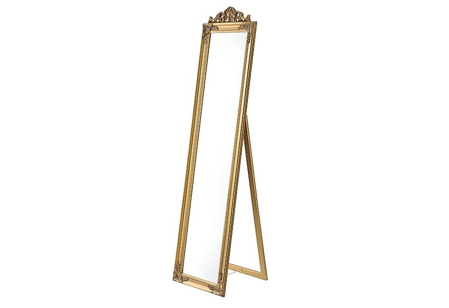en.casa Standspiegel, »Arezzo« Ganzkörperspiegel kippbar 160 x 40 cm Goldfa günstig online kaufen