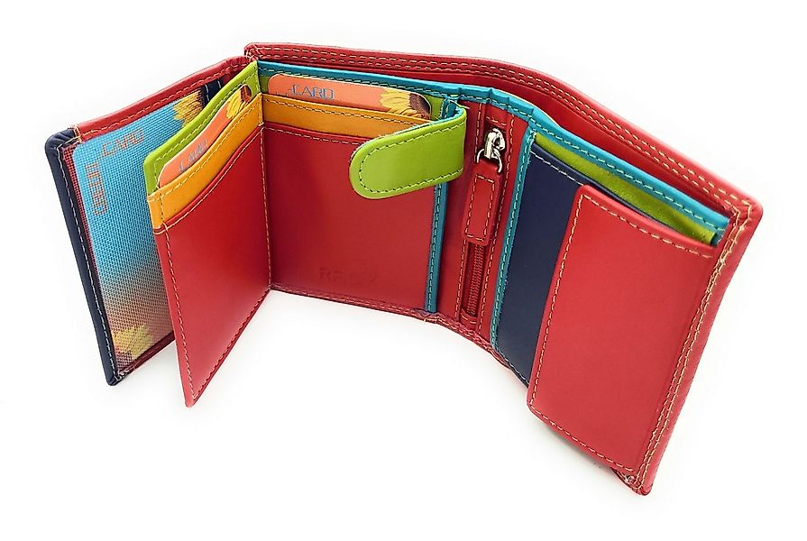 JOCKEY CLUB Mini Geldbörse kleines echt Leder Damen Portemonnaie mit RFID S günstig online kaufen