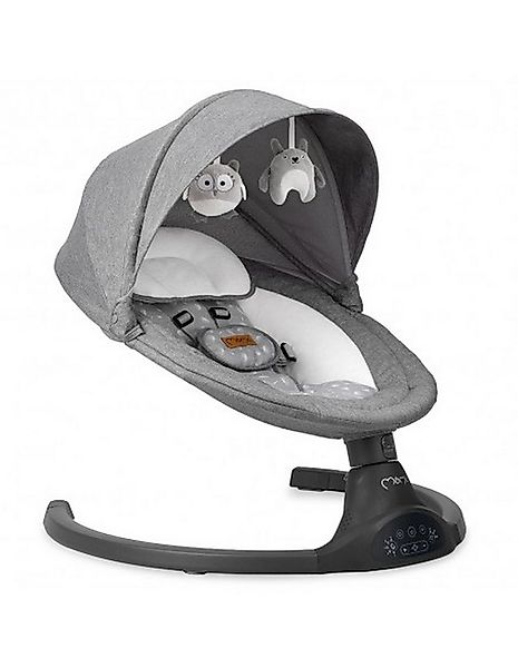 MoMi Babyschaukel MoMi KENANI ONYX - Elegante schwarze elektrische Wippe fü günstig online kaufen