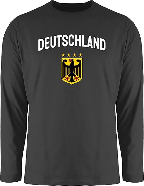 Shirtracer Rundhalsshirt Deutschland Wappen mit Bundesadler, günstig online kaufen