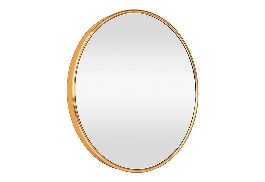 en.casa Wandspiegel, »Ordona« Hängespiegel Ø40cm Gold günstig online kaufen