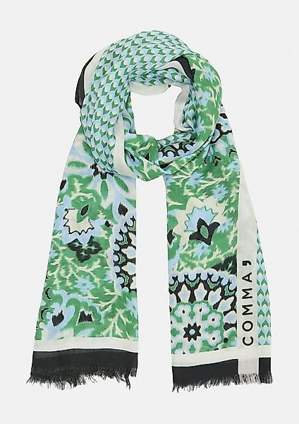comma Schal Tuch, Modal-Schal mit Print günstig online kaufen