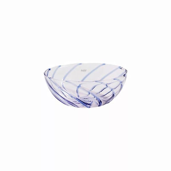 Schale Spin glas weiß transparent / 2er-Set - Glas - Hay - Transparent günstig online kaufen