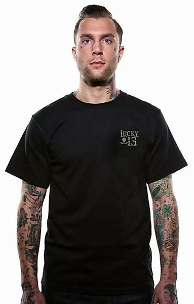 Lucky 13 T-Shirt Lucky 13 Herren T-Shirt Dead Skull günstig online kaufen