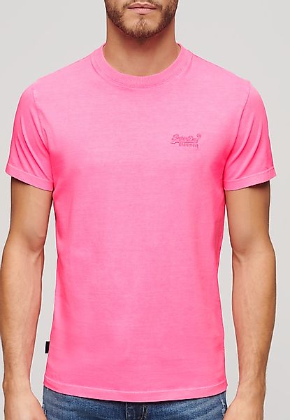 Superdry Rundhalsshirt ESSENTIAL LOGO EMB NEON günstig online kaufen
