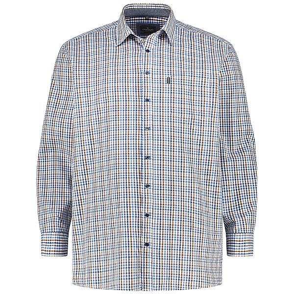 CASA MODA Kariertes Freizeithemd Farbe blau Größe: 4XL günstig online kaufen