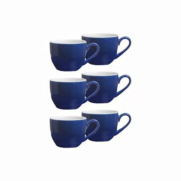 Ritzenhoff & Breker DOPPIO Espressotasse 80 ml indigo blau 6er Set Kaffeebe günstig online kaufen