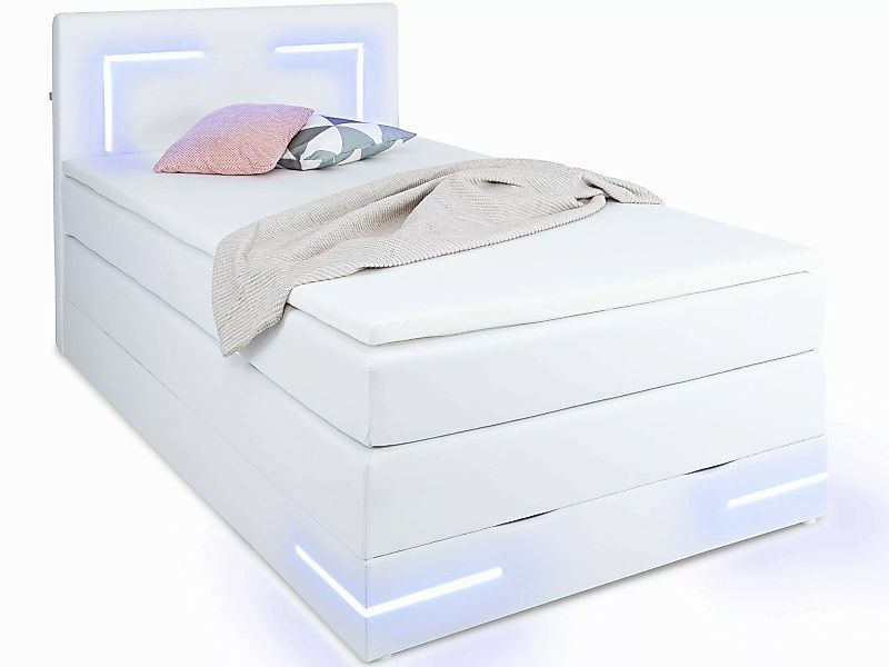 wonello Boxspringbett Lights 2.0, mit LED günstig online kaufen