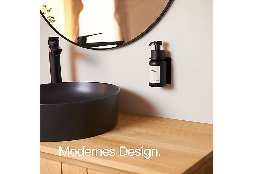Designfabrik Hamburg Seifenspender Wandmontage ohne Bohren 250 ml, Pumpspen günstig online kaufen