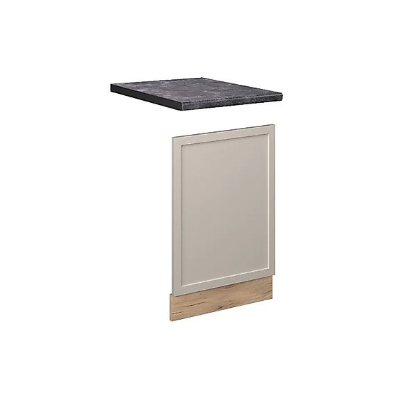 Vicco Frontblende Fame-Line GrauBeige 45 cm AP Anthrazit günstig online kaufen