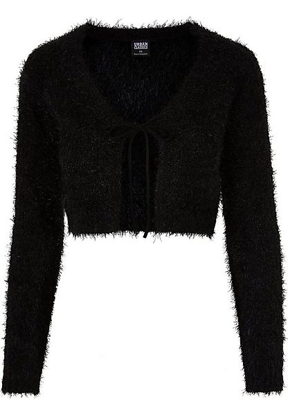 URBAN CLASSICS Strickjacke Urban Classics Damen Ladies Tied Cropped Feather günstig online kaufen