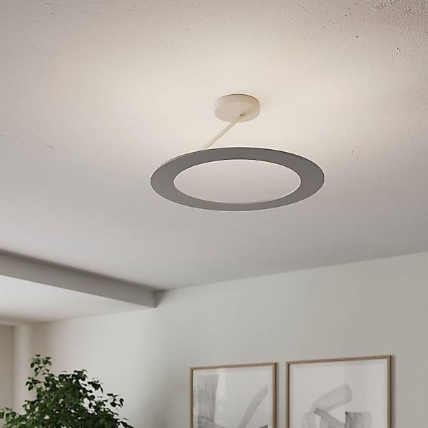 Bopp Stella Deckenlampe 1Ring Ø 30cm alu/weiß günstig online kaufen