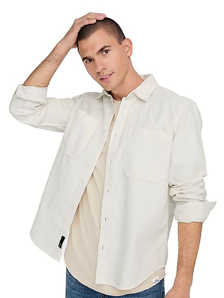 Only & Sons Herren Freizeit Hemd ONSALP - Relaxed Fit günstig online kaufen
