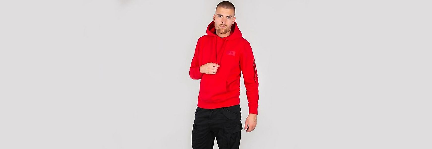 Alpha Industries Kapuzenpullover Back Print Hoody günstig online kaufen