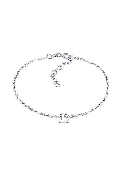Elli Armband Buchstaben Initialen Anhänger L 925 Silber günstig online kaufen