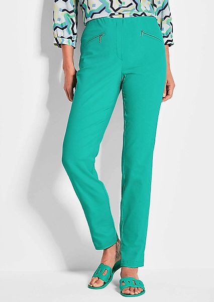 GOLDNER Stoffhose Schlupfhose LOUISA mit Steppnähten günstig online kaufen