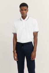 bugatti Poloshirt mit Kontraststreifen und Bruststickerei günstig online kaufen