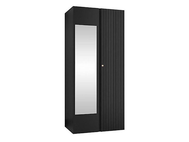 MIRJAN24 Kleiderschrank Orion Ryfel Slim 2D mit Spiegel (mit Drehtür, Front günstig online kaufen