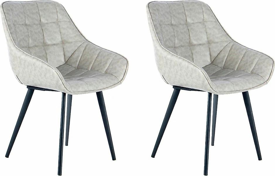 Kayoom Stuhl "Demi 325 2er-Set, Relax-Sessel, unifarbenes Farbgestaltung" ( günstig online kaufen