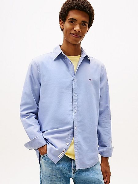 Tommy Jeans Langarmhemd TJM OXFORD regular fit, Button-down-Kragen, basic günstig online kaufen