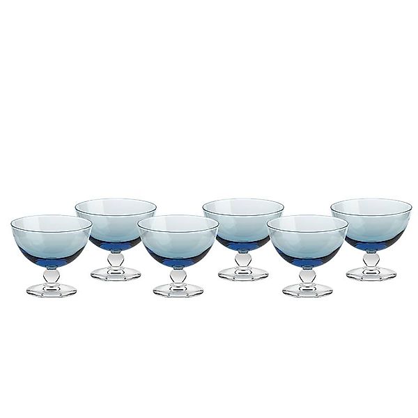 Eisschale Eisbecher Dessertschale 6er-Set aquablau Piccolo Colori 280ml Gel günstig online kaufen