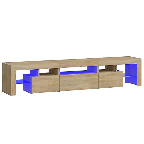 vidaXL TV-Schrank mit LED-Leuchten Sonoma-Eiche 200x36,5x40 cm 3152812 günstig online kaufen