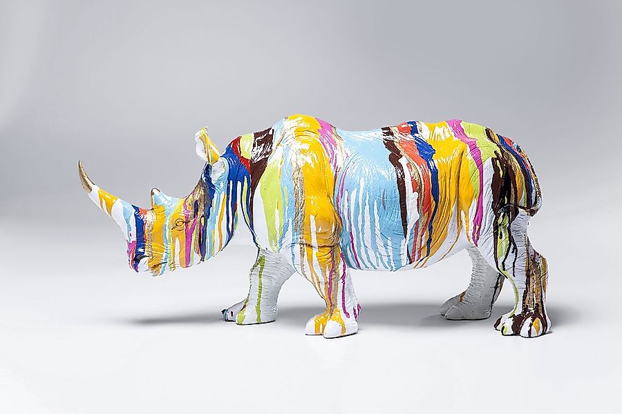 Kare Design Dekofigur "Deko Figur Rhino Colore 26cm" günstig online kaufen