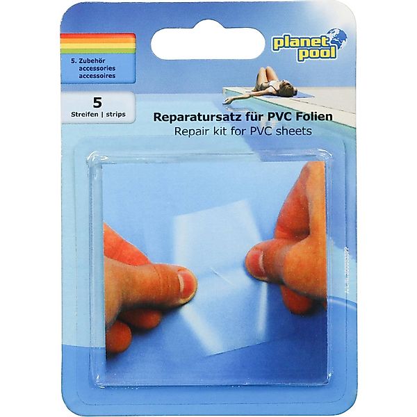 Planet Pool Folienkleber Unterwasser-Reparaturset 5 Klebestreifen günstig online kaufen