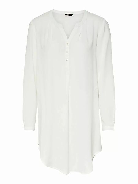 ONLY Einfarbiges Langarmhemd Damen White günstig online kaufen