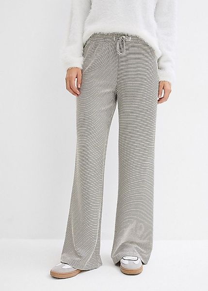 bonprix Jerseyhose aus Baumwolle, Polyester und Elasthan, loose fit günstig online kaufen