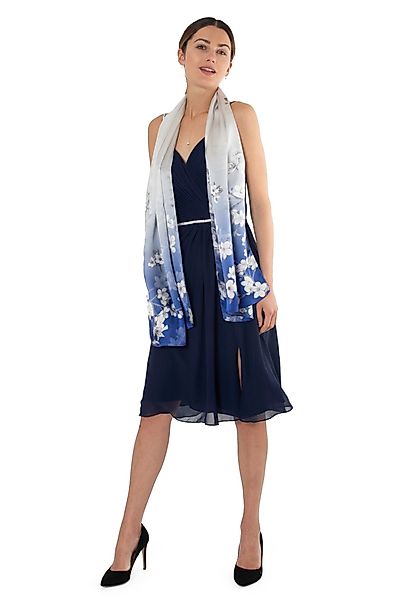 MayTree Seidenschal Mandelblüte blau, 55 x günstig online kaufen
