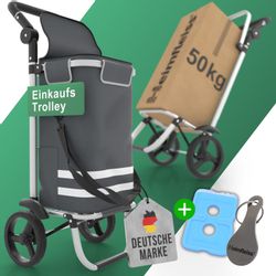 Heimfleiss® Einkaufstrolley Klappbarer Einkaufstrolley mit Kühlfach günstig online kaufen