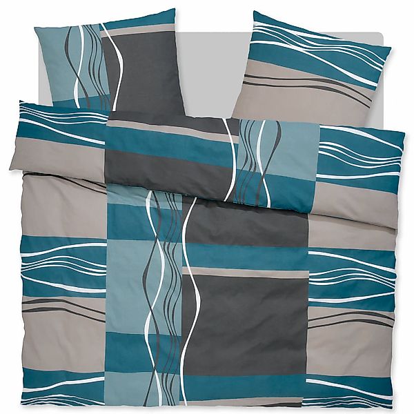 my home Bettwäsche "Kelian" 3 tlg. in verschiedenen Qualitäten, gemusterte günstig online kaufen
