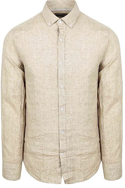 Steppin' Out Hemd Leinen Beige - Größe 3XL günstig online kaufen
