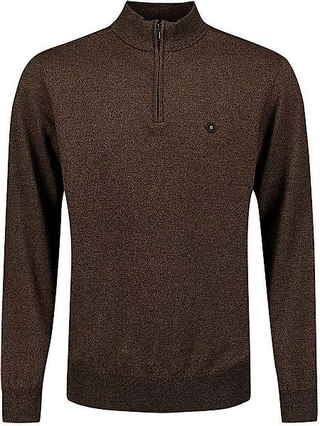 No Excess Halfzip Pullover Taupe Melange - Größe XL günstig online kaufen