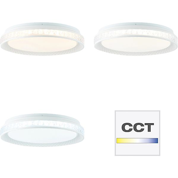 Brilliant LED Deckenleuchte »Burlie«, 1 flammig, Ø 39 cm, Tuya-App, Metall/ günstig online kaufen