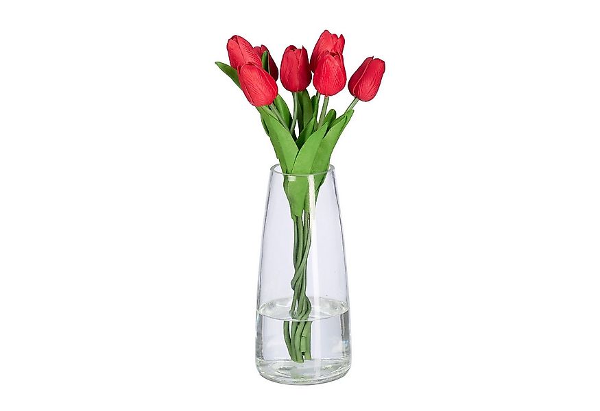 relaxdays Dekovase Vase aus Glas (1 St), transparent günstig online kaufen