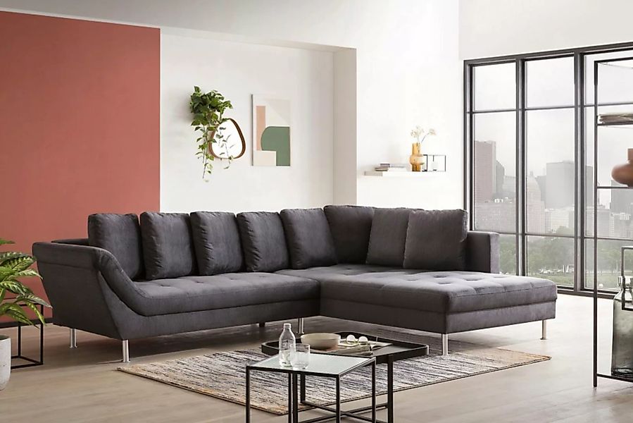 exxpo - sofa fashion Ecksofa Laconi, L-Form, In hochwertiger Verarbeitung, günstig online kaufen