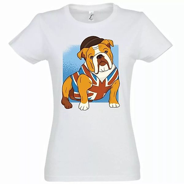 Youth Designz T-Shirt British Bulldog Damen Shirt mit trendigem Frontprint günstig online kaufen