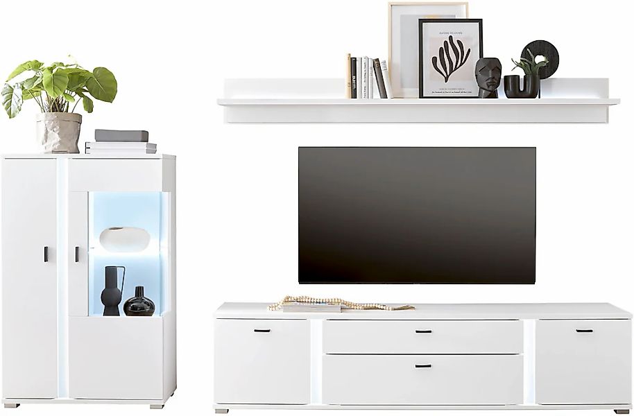 INOSIGN Wohnwand "LONG ISLAND" Set, 3 Stk. tlg. günstig online kaufen