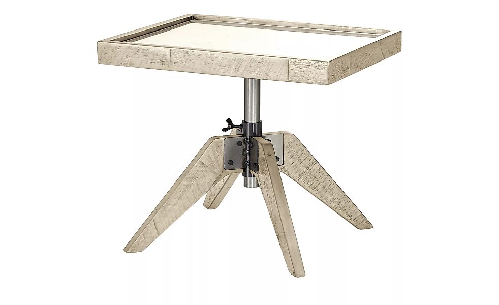 Beistelltisch - weiß - 52 cm - 34 cm - 42 cm - Tische > Beistelltische - Mö günstig online kaufen