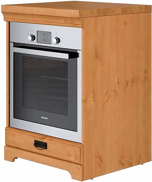 Home affaire Herdumbauschrank "Rügen", Breite 60 cm, Kiefer massiv, Nischen günstig online kaufen