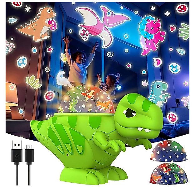 QUBEBU LED Nachtlicht Dinosaurier Sternenhimmel Projektor Kinder Geschenke günstig online kaufen